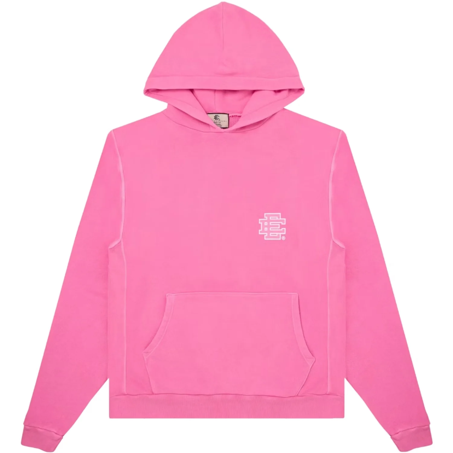 Eric Emanuel EE Lightweight V2 Hoodie in Pigment Pink - front view